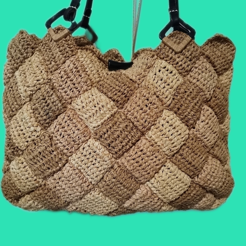 Annabel Ingall Raffia Tote Bag - Picture 6 of 10